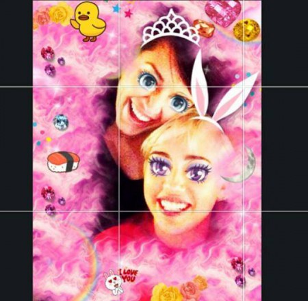 Miley subió esta foto a Instagram!